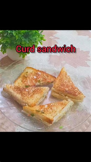 Creamy Curd Sandwich in 2 Minutes! 🥪✨#shorts