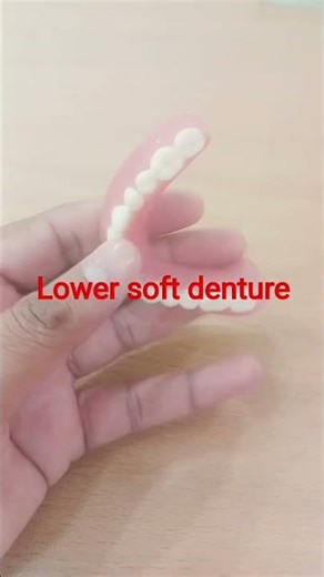 Soft Denture#shortsfeed #dentist #shortvideo # flexible denture #zirconium