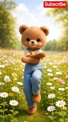 cute bear dance | 😍 #cartoonvideos #singalong #kindergarten #rhymesenglish #babysongs #nurseryrhyme