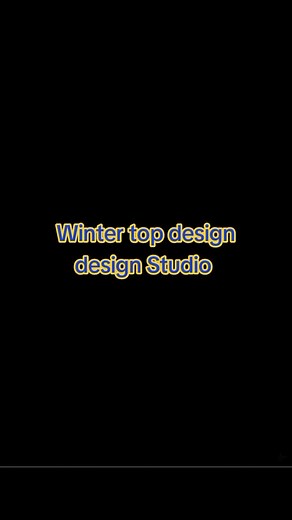 winter top design Studio #top #desgin #fashion #desginer #foryourpage #everyone #foryou #viral @For You @Trending Fashion