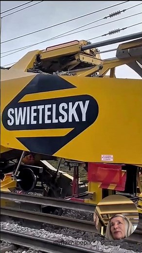 Replacing Railroad Cross Ties With Precision Machines #engineering #railway #machinery