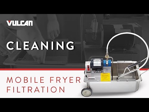 Cleaning Your Vulcan MF-1 Portable Deep Fryer Oil Filtration Machine After Filtering Cooking Oil
