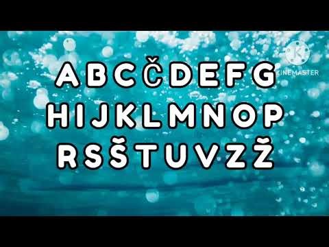 Slovenian Alphabet Song (with music)