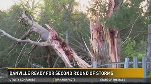 City of Danville prepares for round two of severe weather