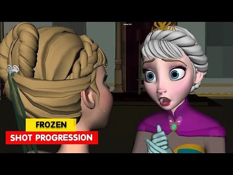 Frozen | Elsa & Anna Shot Progression | Animation Breakdowns | 3D Animation Internships