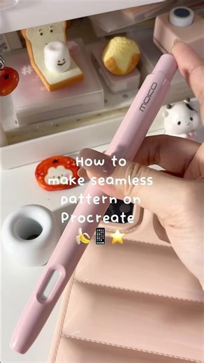 Seamless pattern tutorial on Procreate ☺️ #ipad #procreate #tutorial
