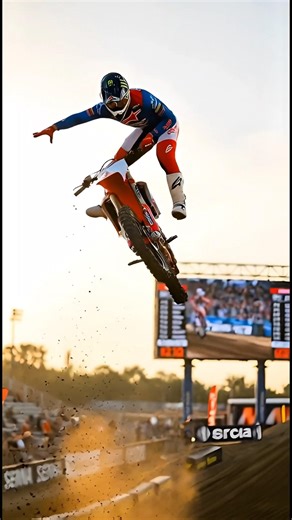 Insane Motocross Freestyle Jump in Mid-Air! 🏍️🔥