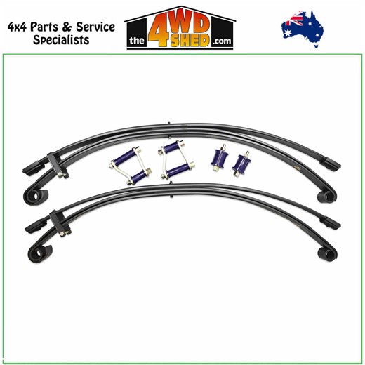 Formula Parabolic Leaf Spring Kit 50mm Lift 700kg+ Toyota Landcruiser 78 79 Series 2007-On