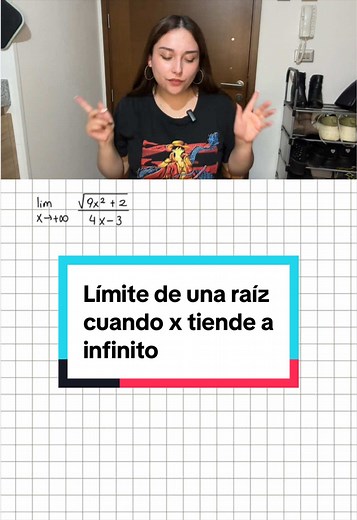 Límite de una raíz cuando x tiende a infinito: ejemplo paso a paso