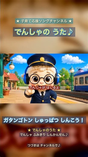 【電車の歌】子供向け♪ガタンゴトン しゅっぱつ しんこう！でんしゃの うた