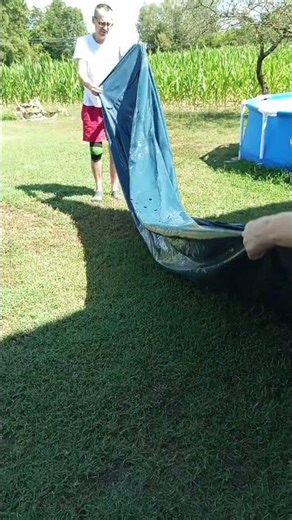 Use Intex Pool Cover#abovegroundpool#intex#poolcover