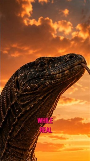 Real Dragons Still Exist... And They Hunt Humans' World 🐉 #KomodoDragon #WildLife #Nature #Dragon