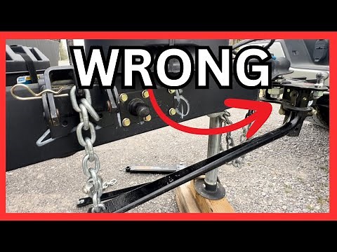 How to Adjust a Weight Distribution Hitch