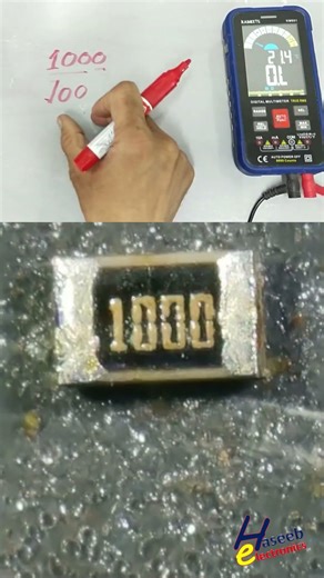1000 SMD Code Resistor Explained | 100Ω Precision Resistor #Shorts