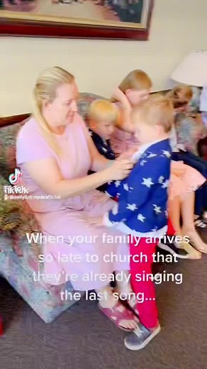 Late Family Arrival at Church - Family Fun Pack Video