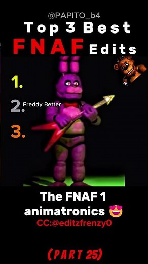 Ranking the Best FNAF Edits PART 25