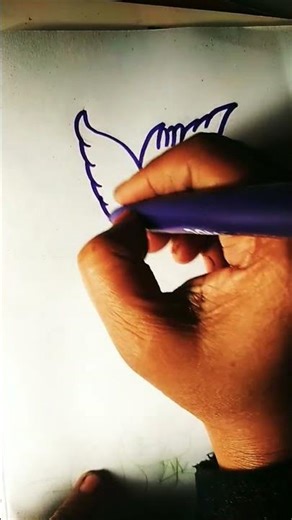 Realistic Birds Drawing flying 🕊️|cartoon style flying Birds drawing||#shorts #pigeon drawing hearts