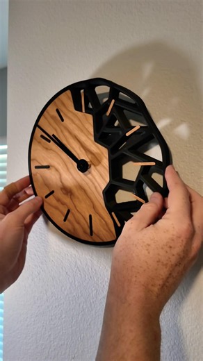 3D Printed Modern Wall Clock!⏰#3dprinting #bambulab #3dprint