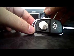 Hyundai I20 key battery replacement