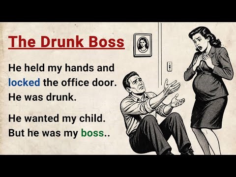 Learn English through Stories Level 3 ⭐ The Drunk Boss - Emotional English Story for Listening Pract