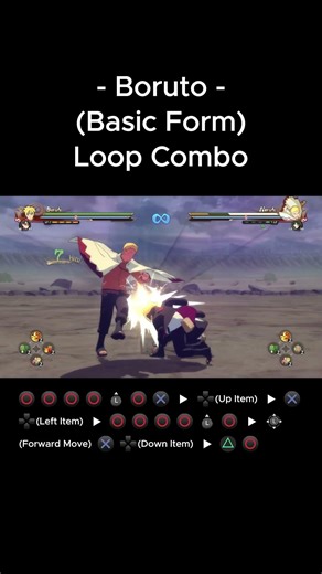 Boruto(Basic Form) Loop Combo