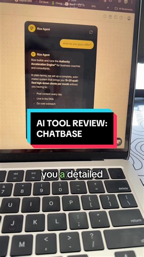 AI Tool Review: Chatbase This is how you can implement AI in your business using this AI tool called Chatbase! #aitools #chatbase #aitoolsforbusiness #aichatbot #chatbot