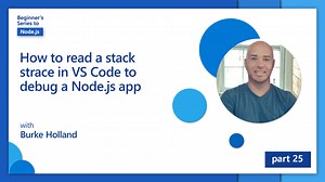 VS Code でスタック トレースを読み取って Node.js アプリをデバッグする方法 [25/26]