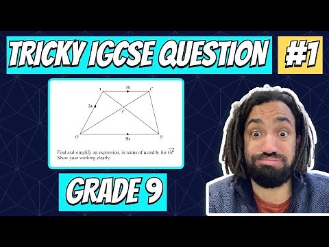 Can you solve this hard Vectors GCSE Maths question?