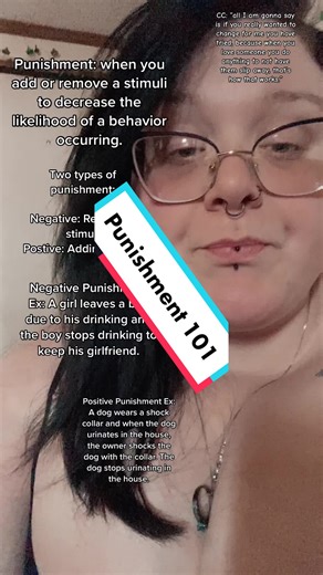 Punishment 101 #behavioranalyst #punishment #behavior #humanbehavior #rbt #bcba
