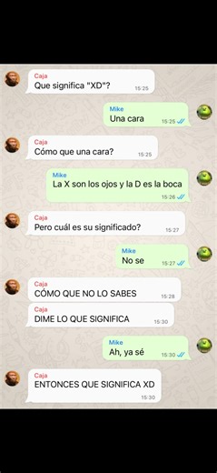 What does "XD" mean? 💀🔥 #whatsapp #whatsappmemes #humor