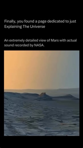 Explaining The Universe on Instagram: "Mars is the fourth planet from the Sun and is often called the Red Planet because iron oxide (rust) in its soil gives it a reddish color. It’s a cold, dry world with a thin atmosphere made mostly of carbon dioxide, surface temperatures averaging about −60 °C, and gravity roughly 38% of Earth’s. Mars has some extreme geology, including Olympus Mons, the largest volcano in the solar system, and Valles Marineris, a canyon system far larger than the Grand Canyo