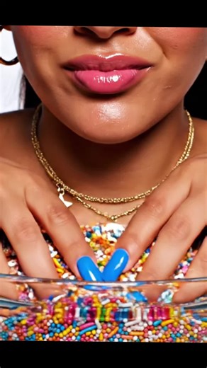 "Don't Blink: The Most Satisfying ASMR Sprinkles Sound Experience!"