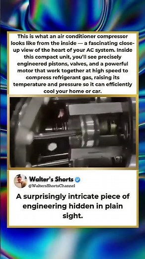 Inside an Air Conditioner Compressor – Mind-Blowing!