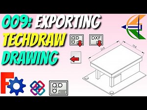 009 - All about Exporting Drawing | TechDraw for BIM in FreeCAD | Full Course