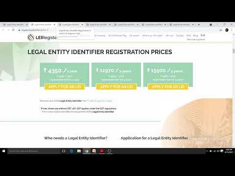 All About LEI (Legal Entity Identifier)
