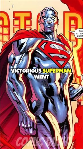 Superman Absorbs Captain Atom Power