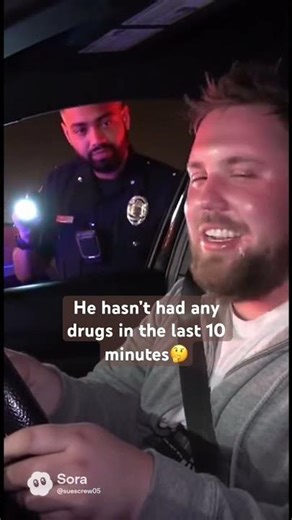 He has been able to abstain from drugs for 10 minutes