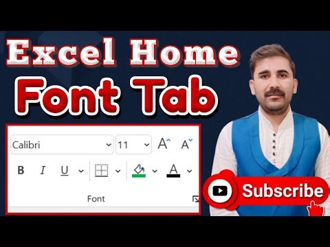 Font In Excel | Change Font Size & Color in MS Excel| How to Bold, Italic, Underline