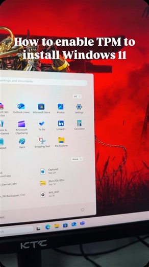 Tech Profis on Instagram: "💻 Want Windows 11 but your PC says “TPM not detected”? Here’s how to fix it fast! ➡️ Restart your PC, open BIOS (press F2, Del, or F10), find TPM or fTPM, enable it, save, and reboot. Now you’re ready to install Windows 11 like a pro! 🧠✨ 🎯 Tags: #Windows11 #TPM #HowTo #TechTips #PCSetup #Windows11Upgrade #BIOS #ComputerHelp #TechTutorial"