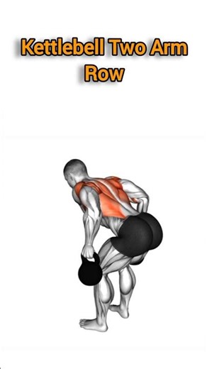 Kettlebell Two Arm Row
