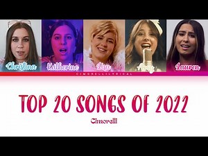 Cimorelli - Top 20 Songs of 2022 (Color Coded Lyrics)