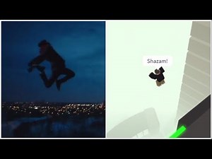 Shazam! Transformation scene IN ROBLOX