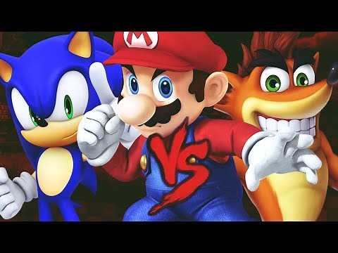 Mario VS. Sonic VS. Crash Bandicoot | Batalha Ninja