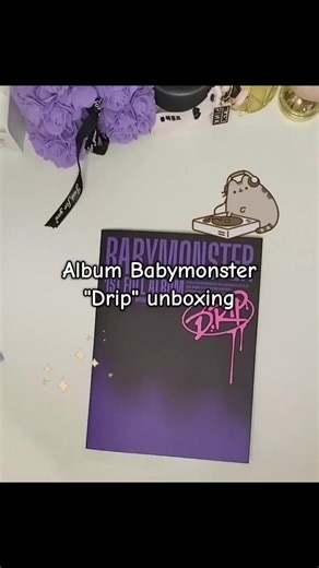 Album drip babymonster unboxing #unboxing #kpop #drip #babymonster #fyp