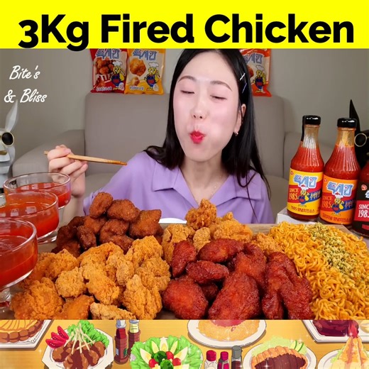 3KG Fried Chicken Eating Challenge 🔥 | Can You Beat the Feast? 🍗💥 Are you ready to conquer the ultimate fried chicken eating challenge? Watch as we take on a massive 3kg of crispy fried chicken in one sitting — no breaks, just bites! 😤🔥 😲 Will we survive this insane food challenge or tap out early? If you're a true foodie, this is the showdown you've been waiting for. 🎥 Don’t miss the mukbang madness, crunchy bites, and spicy moments in this viral eating contest! #FriedChickenChallenge #F