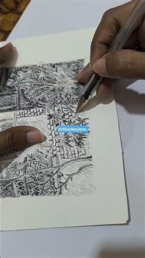 how to draw with only pen |#drawing #penart #sketch #pendrawing