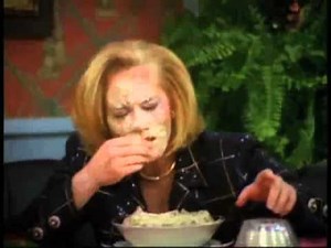 Cybill & Morgan Fairchild food fight