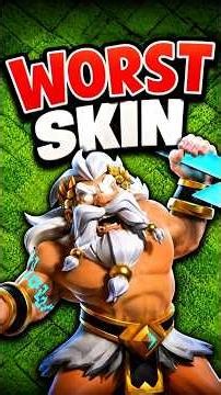 Ranking ALL 6 NEW Hero Skins in Clash of Clans! 👑 (Worst to Best) #clashofclans