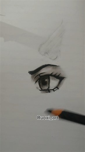 How to draw angry anime eyes ✨️ #drawing #tutorial #art #howtodraw #sketch #shorts