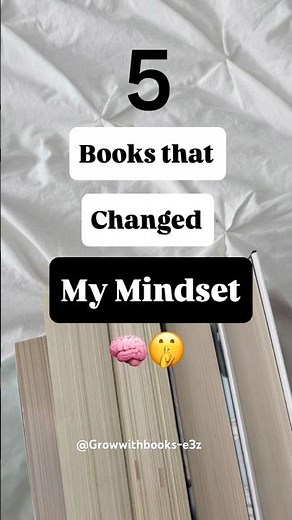 📚 5 Books That Will Change Your Life ✨